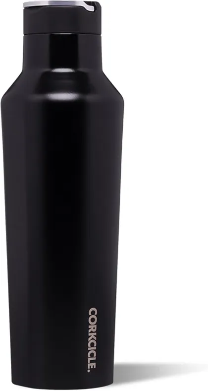 Corkcicle Canteen Sport Gourde thermique 600 ml Noir mat