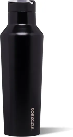 Corkcicle Canteen Sport Gourde thermique 600 ml Noir mat